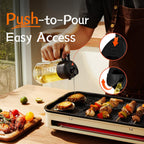 Glass Olive Oil Sprayer — 2-in-1 Mister & Dispenser