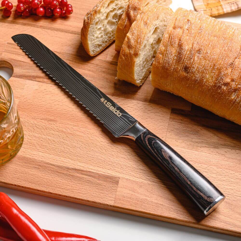 Professional Chef Knife Set with Roll-up Knife Bag
