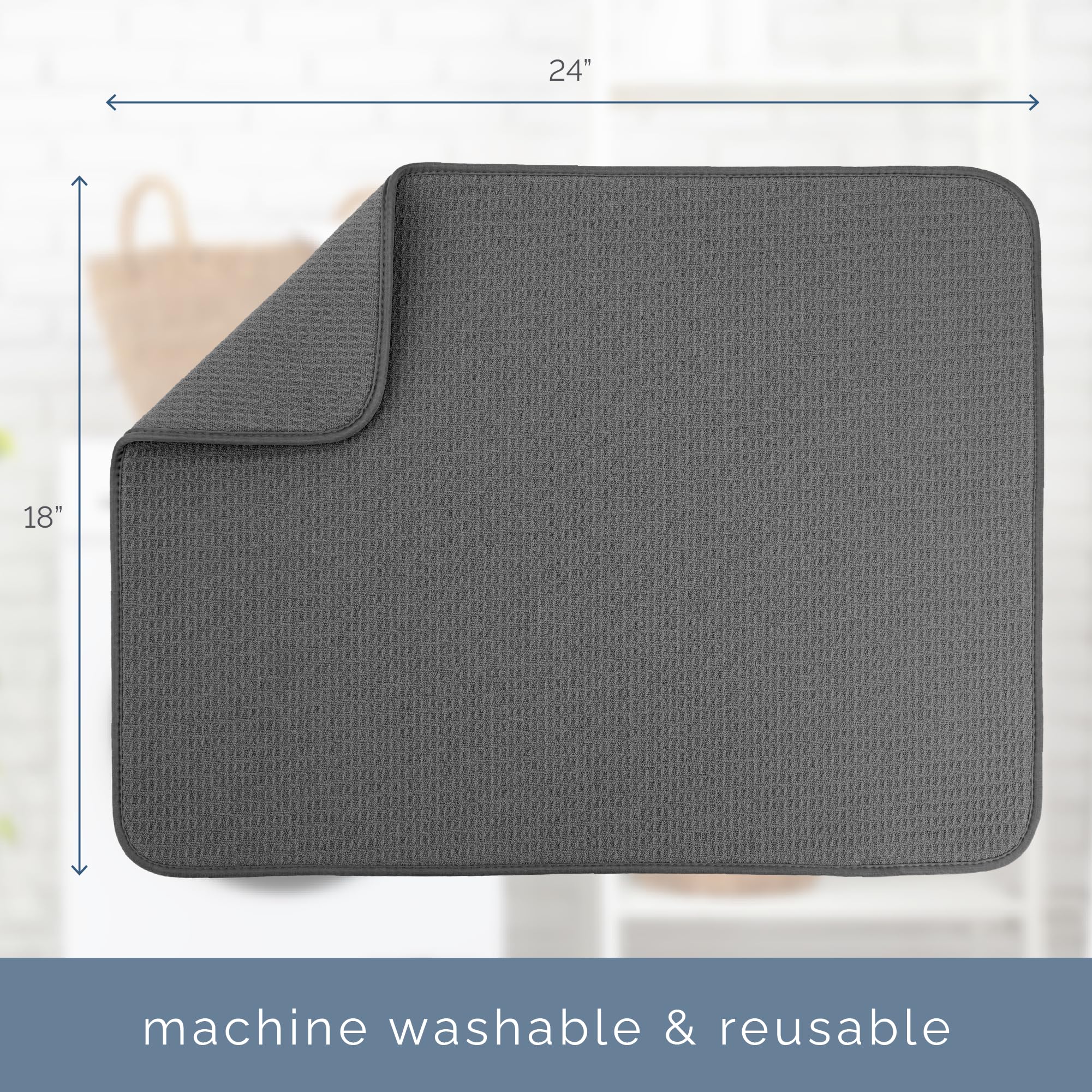 XL Microfiber Dish Drying Mat