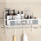 No-Drill Wall-Mounted Kitchen Storage Rack