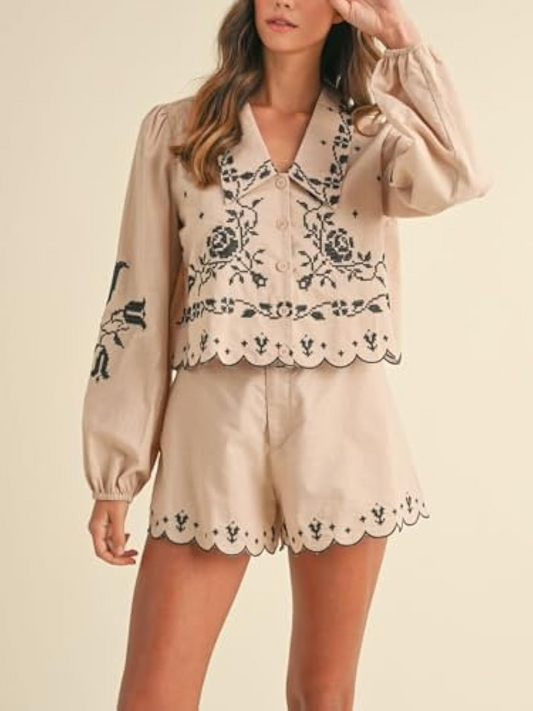 Embroidery Suit