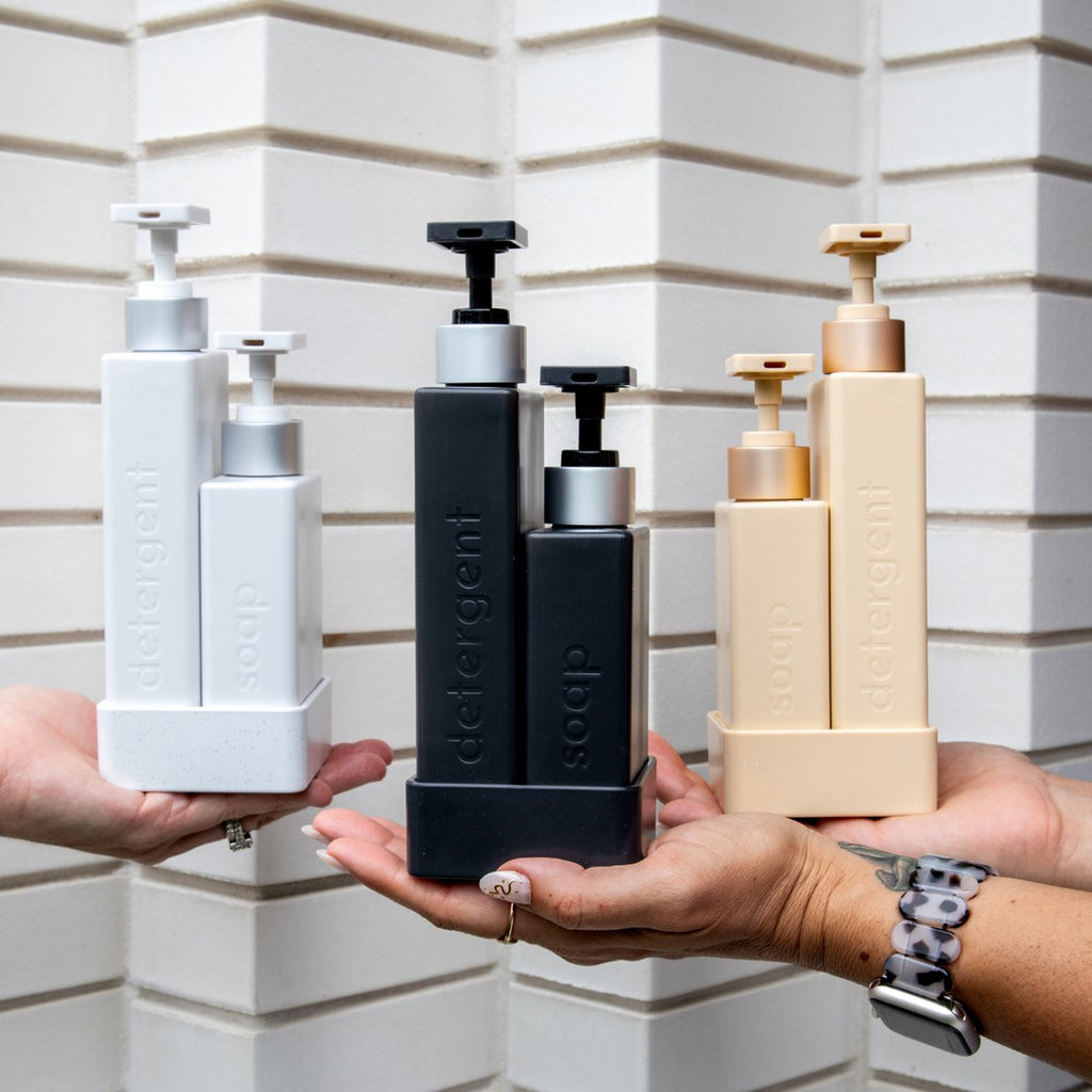 Gleam & Go - Refillable Kitchen Soap Dispenser (Mini Set)