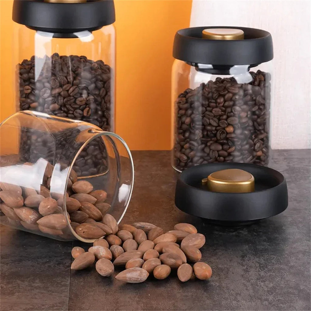 Vacuum-Seal Storage Jar Set