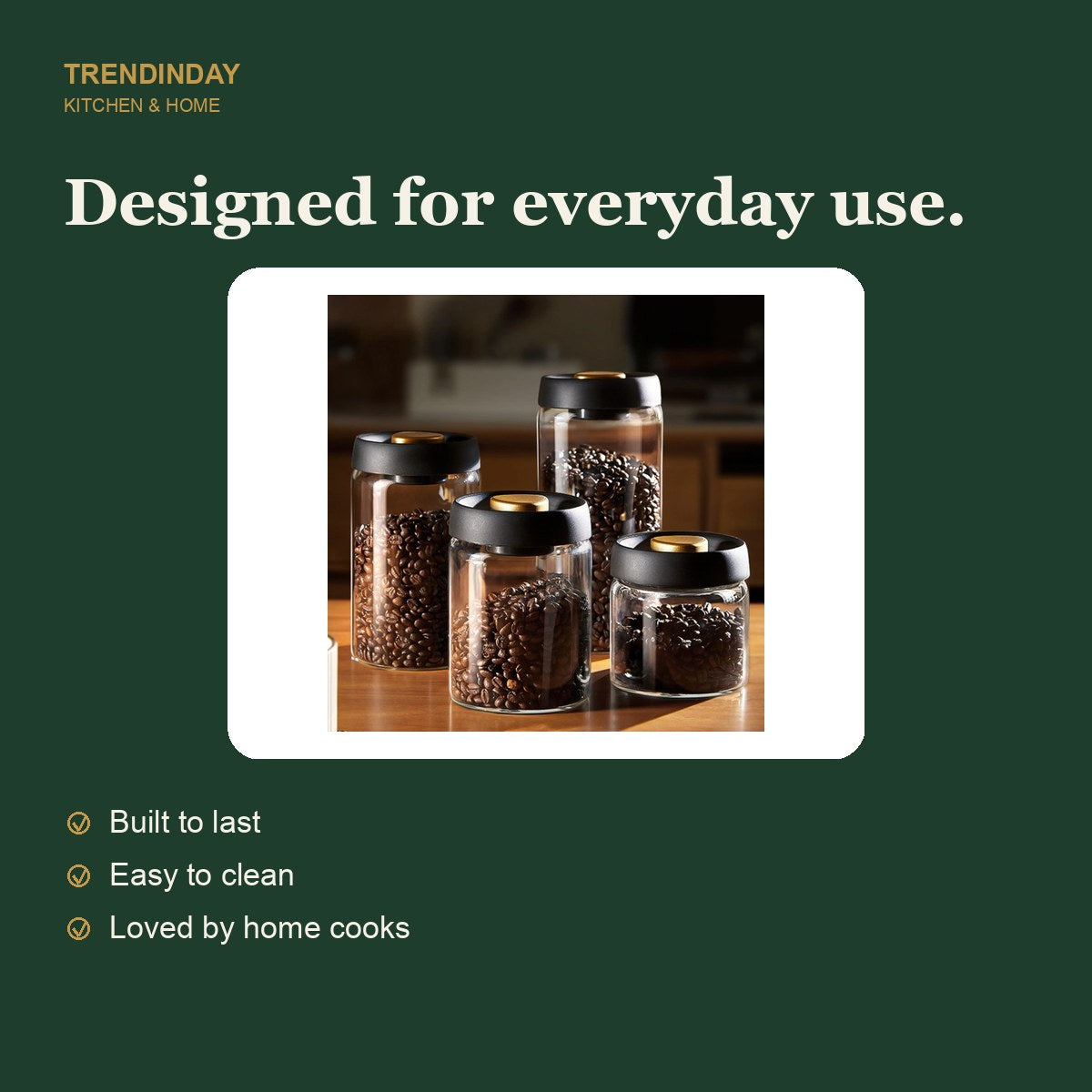 Vacuum-Seal Storage Jar Set – view 6