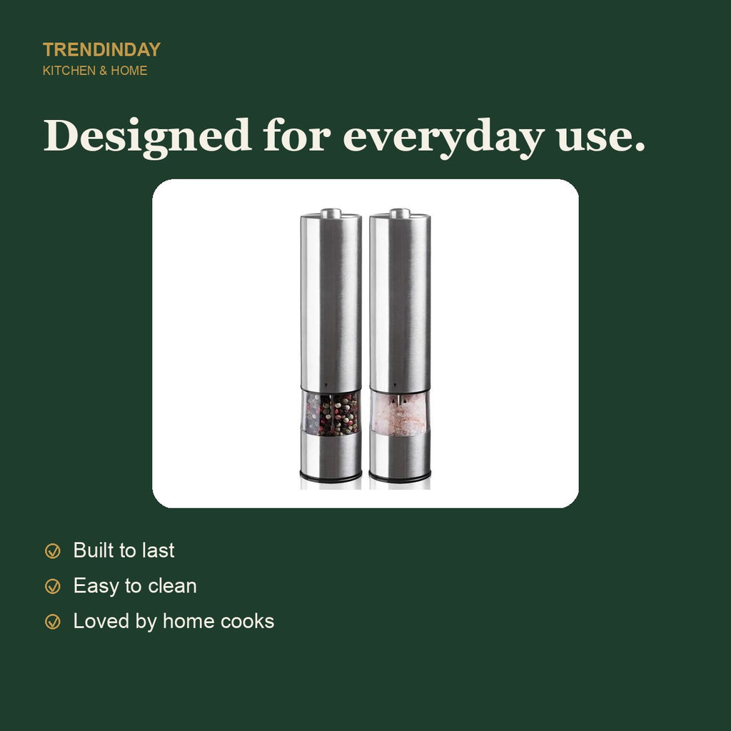 Automatic Salt & Pepper Grinder Set – view 3
