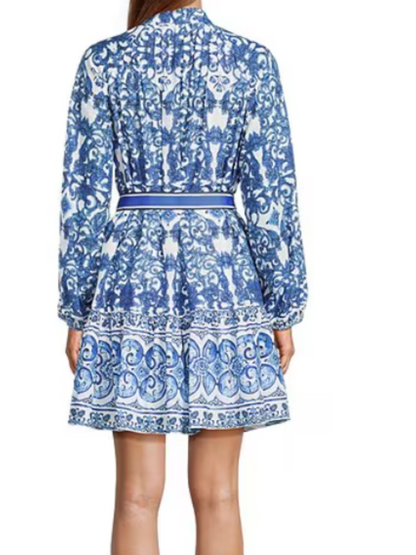 Printed Mini Dress