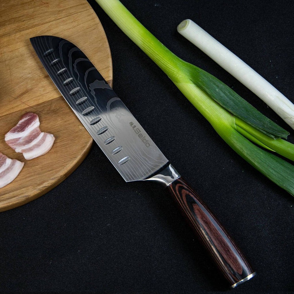 Professional Chef Knife Set with Roll-up Knife Bag