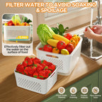 4-in-1 Produce Storage Containers (3-Pack Set)