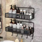 No-Drill Wall-Mounted Kitchen Storage Rack