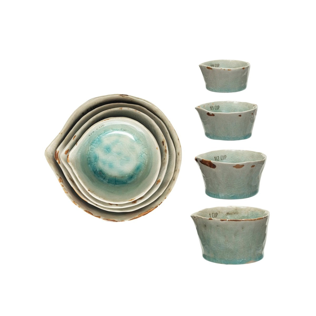Stoneware Nesting Measuring Cups