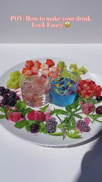Silicone Ice Cube Trays with Lid & Bin — 4 Pack