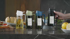 Glass Olive Oil Sprayer — 2-in-1 Mister & Dispenser